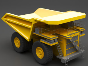 dump truck Modelo 3D