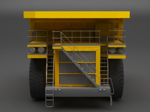 dump truck Modelo 3D