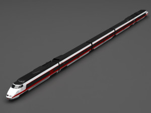 tgv train Modelo 3D