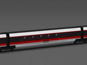tgv train 3Dモデル