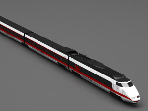 tgv train 3Dモデル