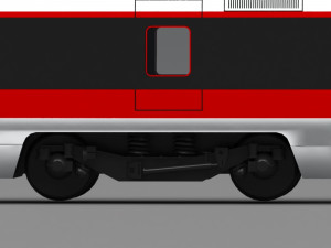tgv train 3Dモデル