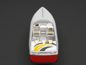 speed boat 3D Model