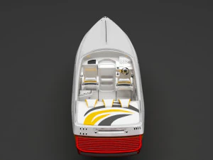 speed boat 3D Model