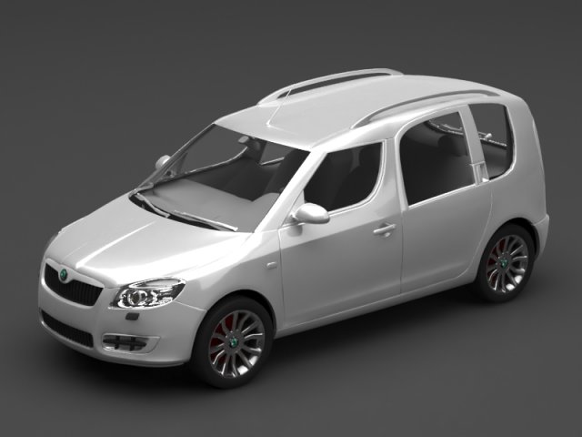 skoda Modèle 3D .c4d .max .obj .3ds .fbx .stl .blend 