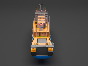 fishing boat Modelo 3D