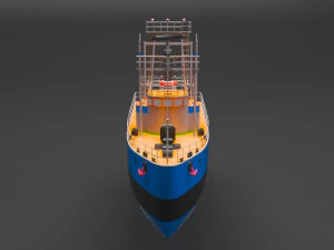 fishing boat 3D Model