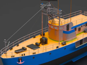 fishing boat 3D Model