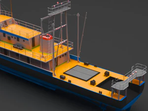 fishing boat 3D Model