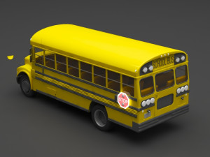 school bus Modèle 3D