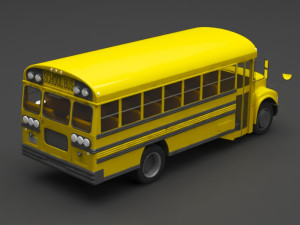 school bus Modèle 3D