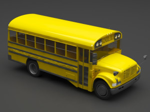school bus Modèle 3D