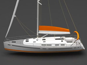 sailboat 3Dモデル