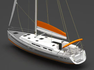 sailboat 3D Model