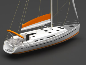 sailboat 3Dモデル