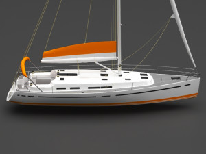 sailboat 3Dモデル