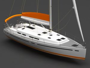 sailboat 3Dモデル