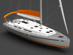 sailboat 3D Model