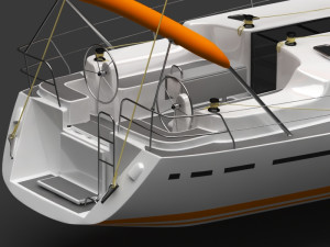 sailboat 3Dモデル