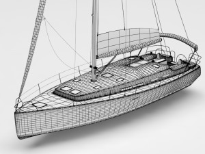sailboat 3Dモデル