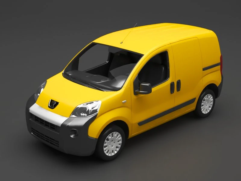 post car 3D Model .c4d .max .obj .3ds .fbx .stl .blend 