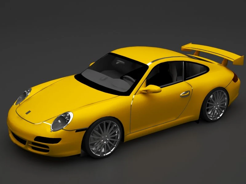 porsche 3D Model .c4d .max .obj .3ds .fbx .stl .blend 