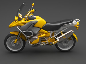 motorcycle Model 3D