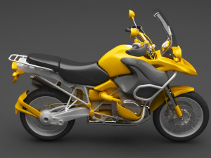 motorcycle Model 3D