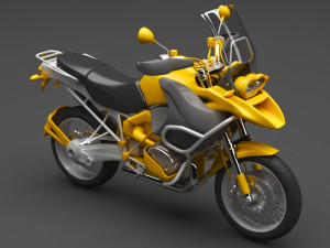 motorcycle Model 3D