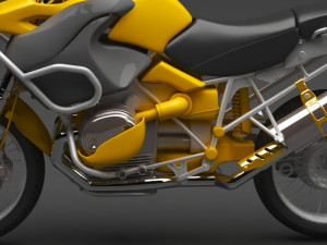 motorcycle Model 3D