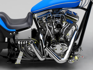 motorcycle Model 3D