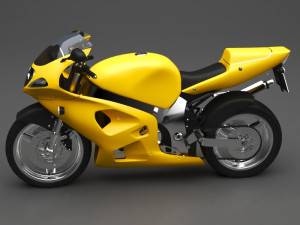 motorcycle Model 3D
