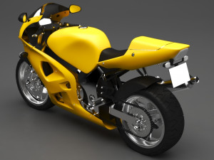 motorcycle Model 3D
