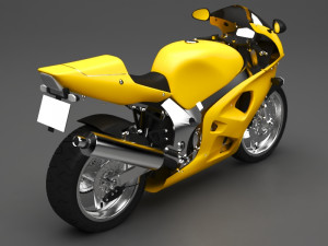 motorcycle Model 3D