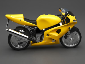 motorcycle Model 3D
