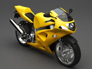 motorcycle Model 3D