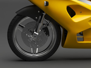 motorcycle Model 3D