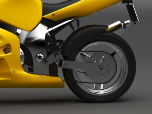 motorcycle Model 3D