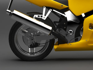 motorcycle Model 3D