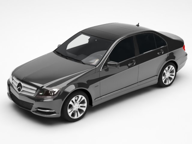 mercedes 3Dモデル .c4d .max .obj .3ds .fbx .stl .blend 