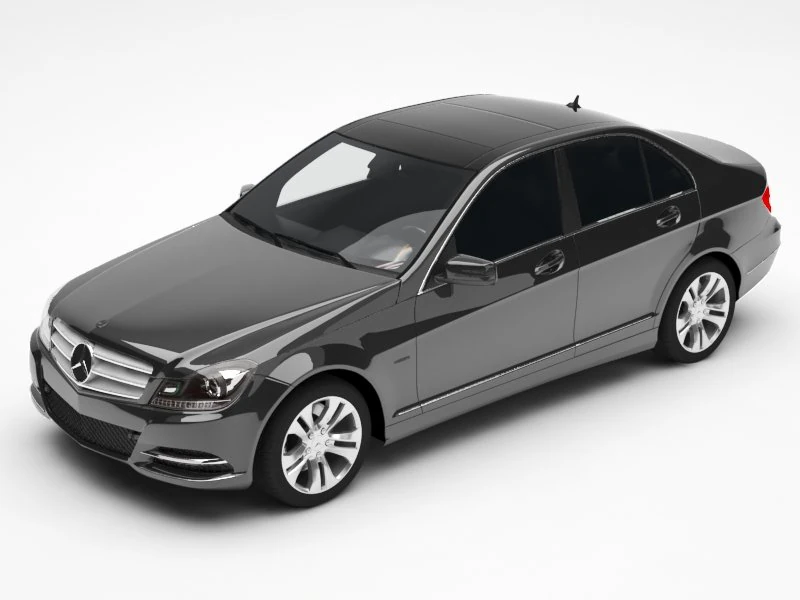 mercedes 3D Model .c4d .max .obj .3ds .fbx .stl .blend
