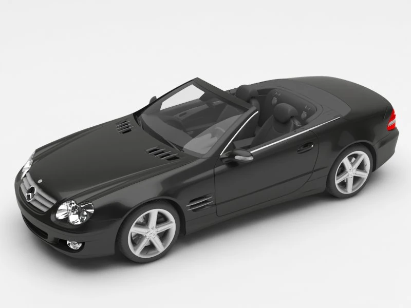 mercedes 3D Model .c4d .max .obj .3ds .fbx .stl .blend 