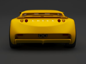 lotus car Modelo 3D