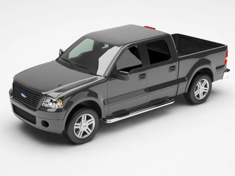 truck 3D Model .c4d .max .obj .3ds .fbx .stl .blend 