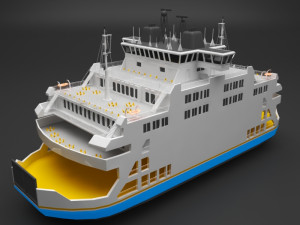 ferry Modèle 3D