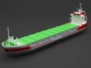 cargo ship 3D Model