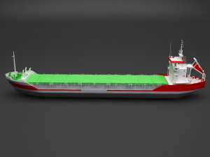 cargo ship Model 3D