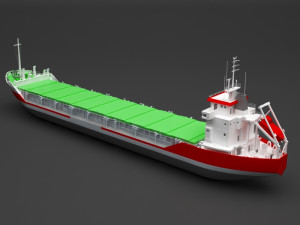 cargo ship Model 3D