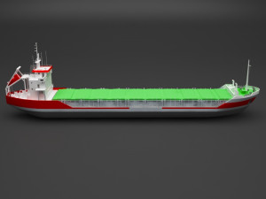 cargo ship Model 3D
