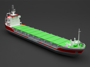 cargo ship Model 3D